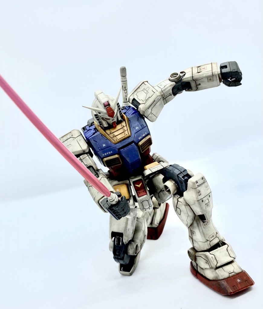 ＭＧ 1/100 ガンダムＶｅｒ．ＯＮＥ ＹＥＡＲ ＷＡＲ ００７９–4枚目/制作者：ひろ吉