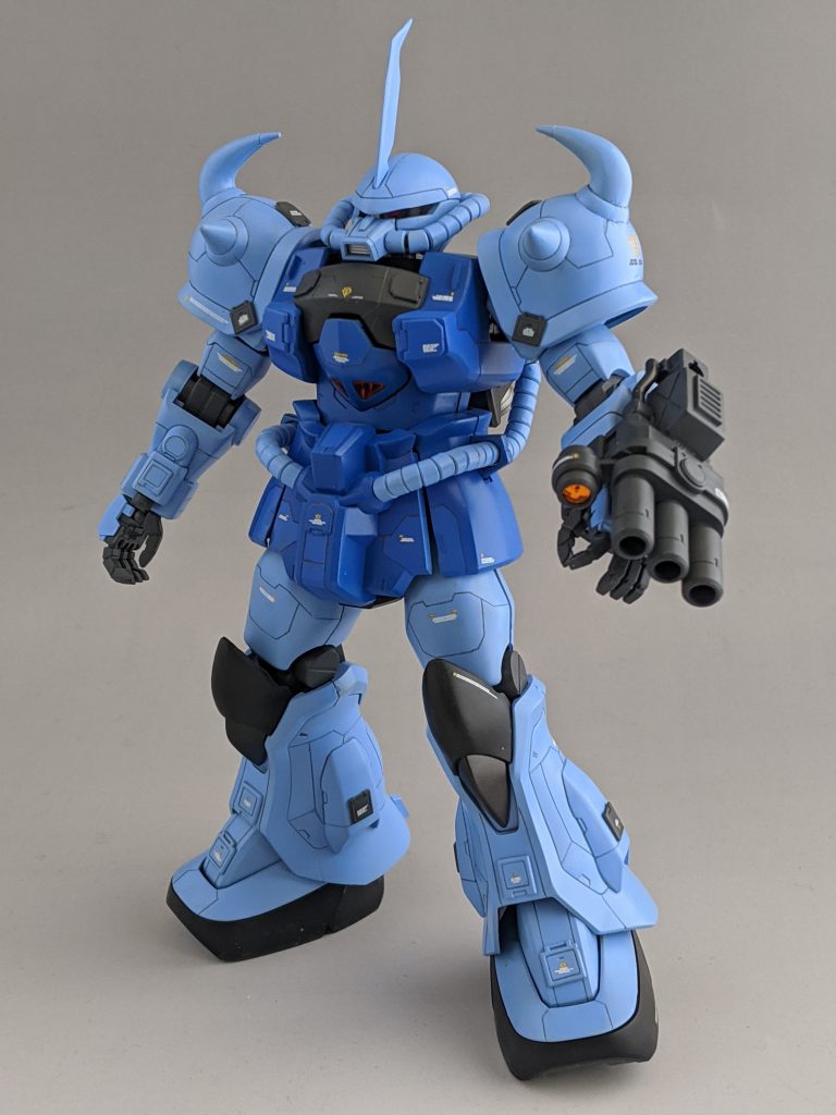 MGグフカスタム塗装完成品–2枚目/制作者：kenshira0123