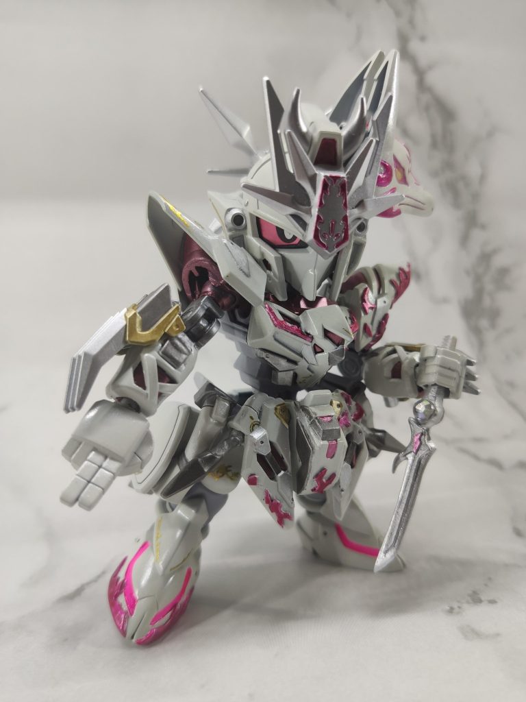 SD鋼彈 世界群英集 佐助δ鋼彈 紅白配色–4枚目/制作者：@fox_chi_zeng
