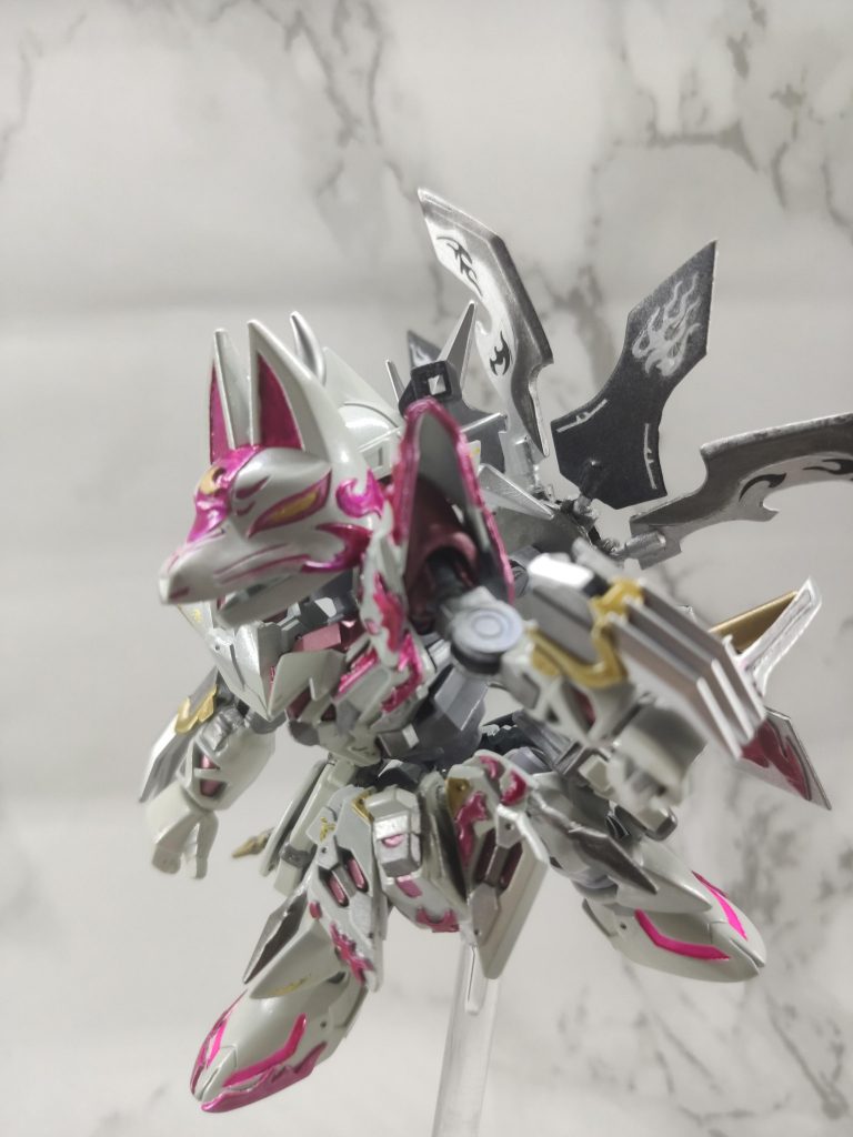 SD鋼彈 世界群英集 佐助δ鋼彈 紅白配色–2枚目/制作者：@fox_chi_zeng