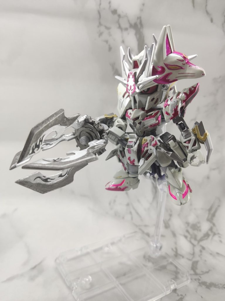 SD鋼彈 世界群英集 佐助δ鋼彈 紅白配色–5枚目/制作者：@fox_chi_zeng