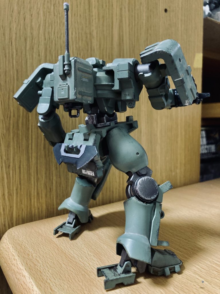 ちょっとだけコトブキヤのパーツを使いディテールアップしました。