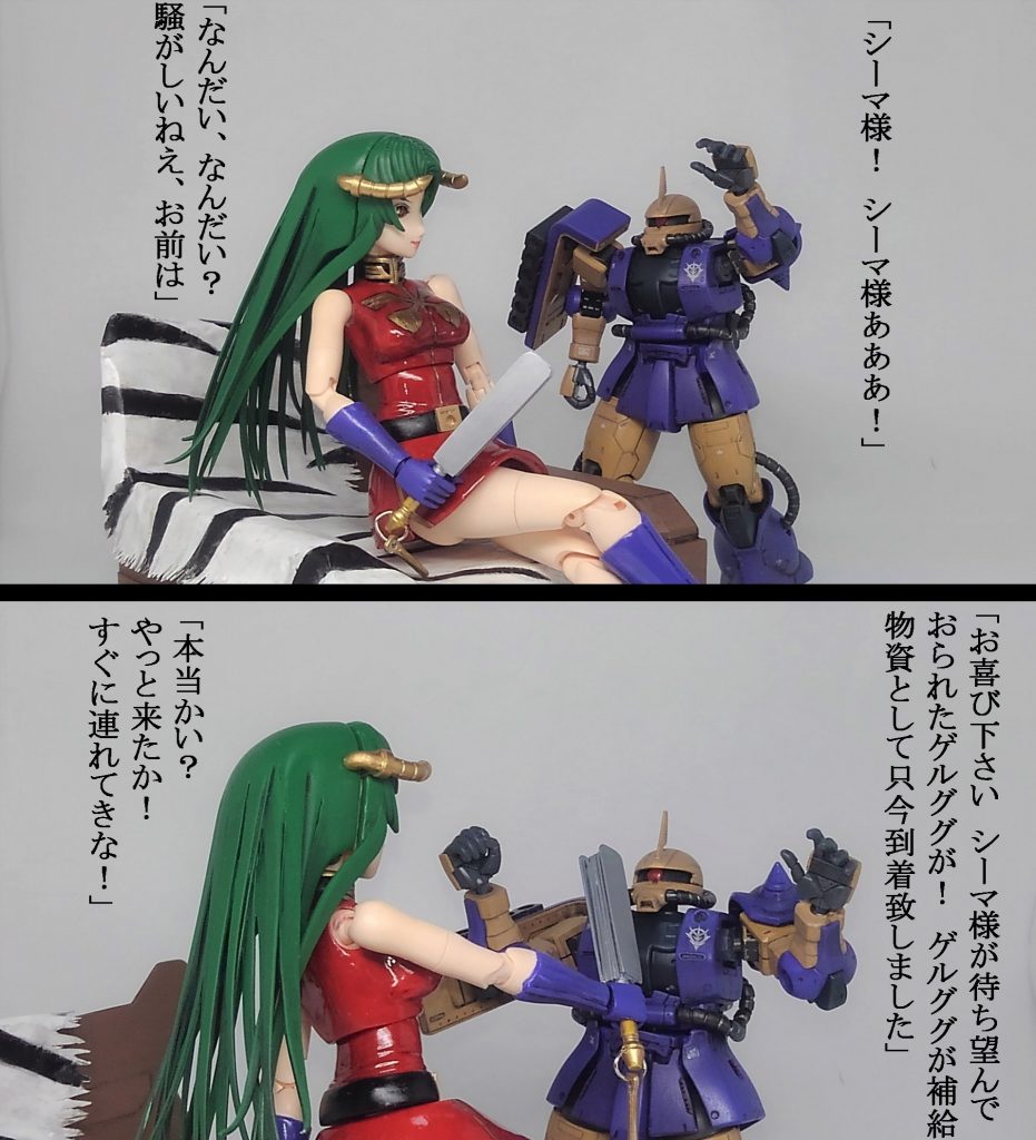 シーマ艦隊 ＆ 偽ゲルググ–3枚目/制作者：TOMSIM