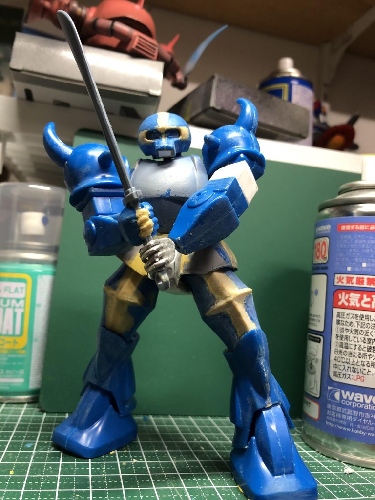 盛ったり削ったりしながら固めて