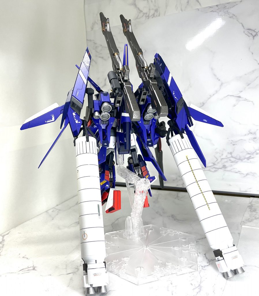 重量級っぽく迫力ある背中になりました。