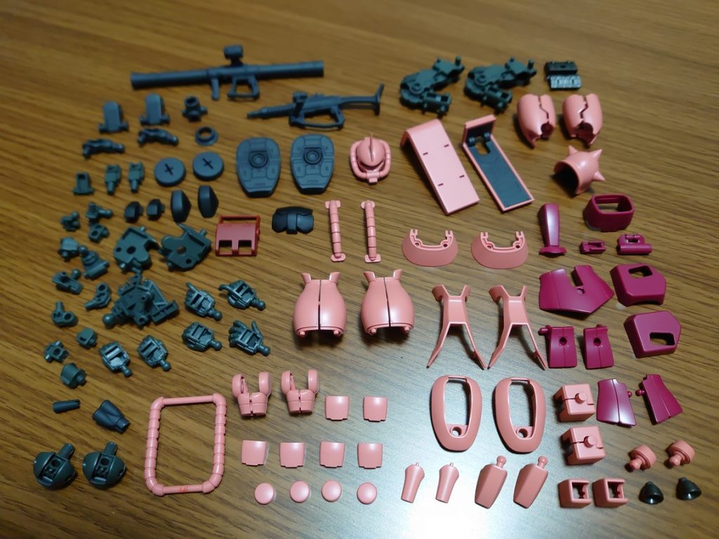 全パーツ塗装完了!!達成感をイチバン感じる瞬間です。そして、ここからが『最高の時間☆(゚Д゚)ノ』www