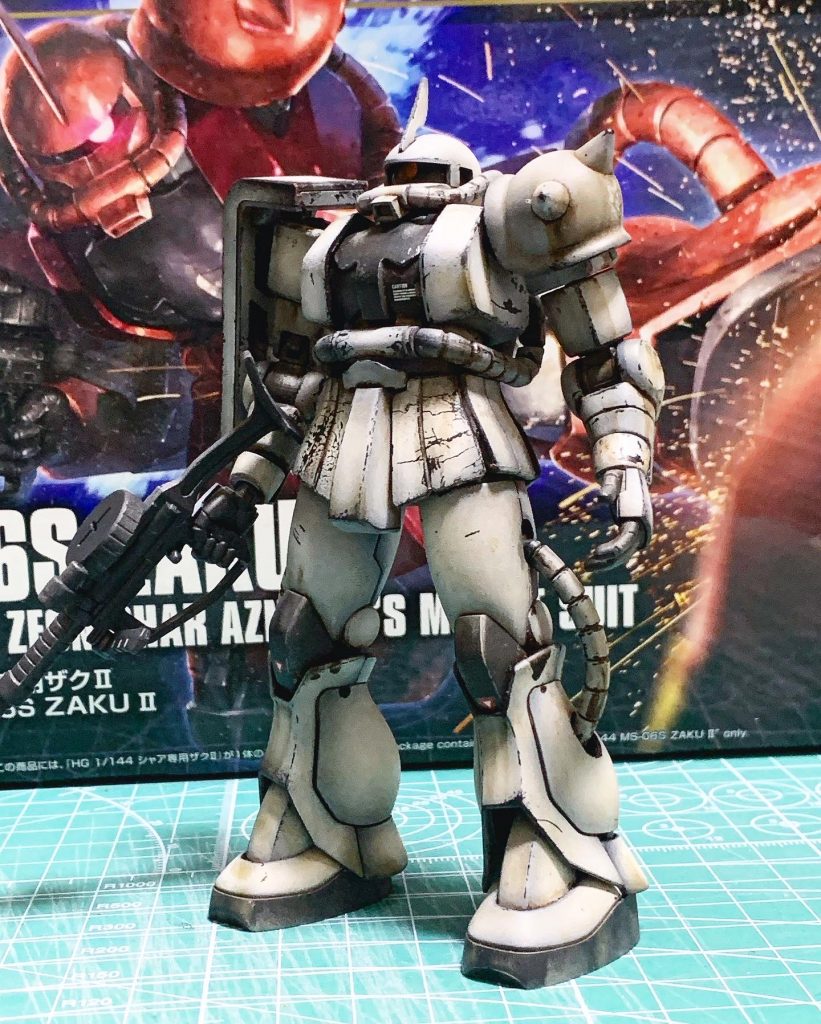シャア専用ザク2–2枚目/制作者：@aka41376226