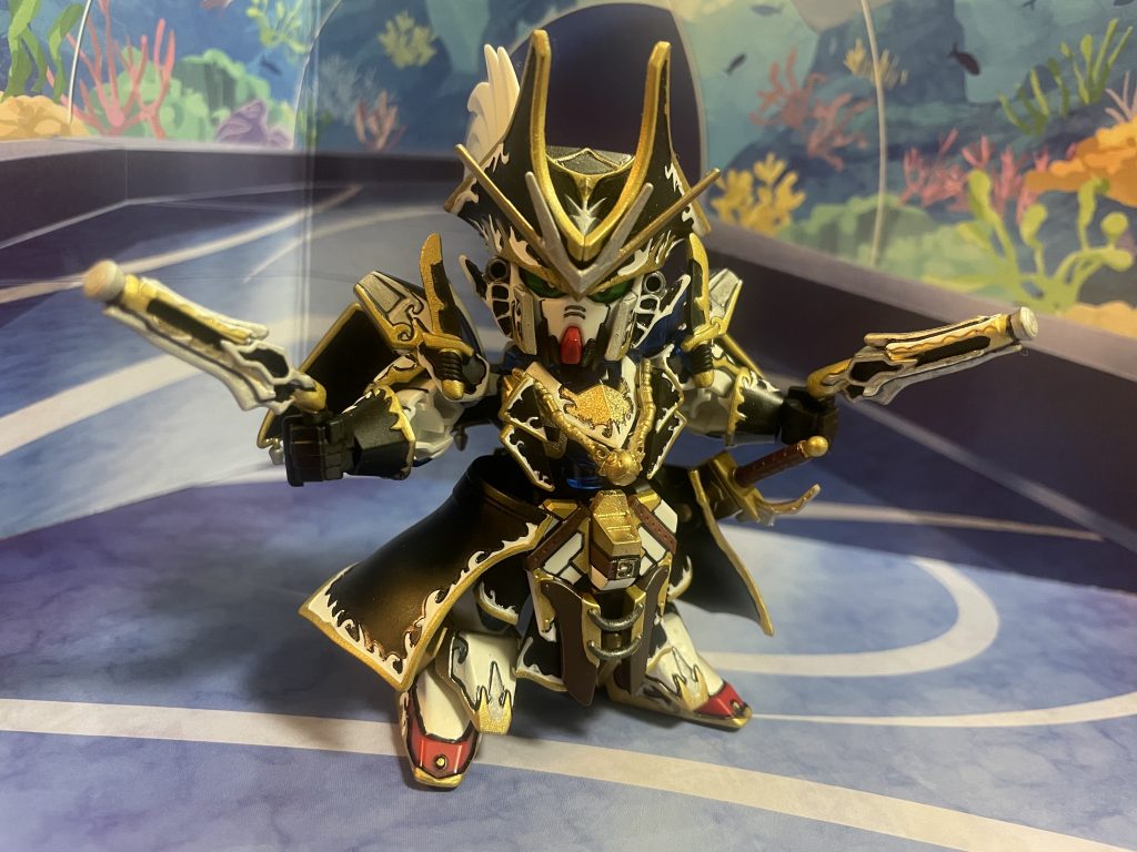 キリフィッシュを構えて。めちゃくちゃ海賊っぽい🏴‍☠️