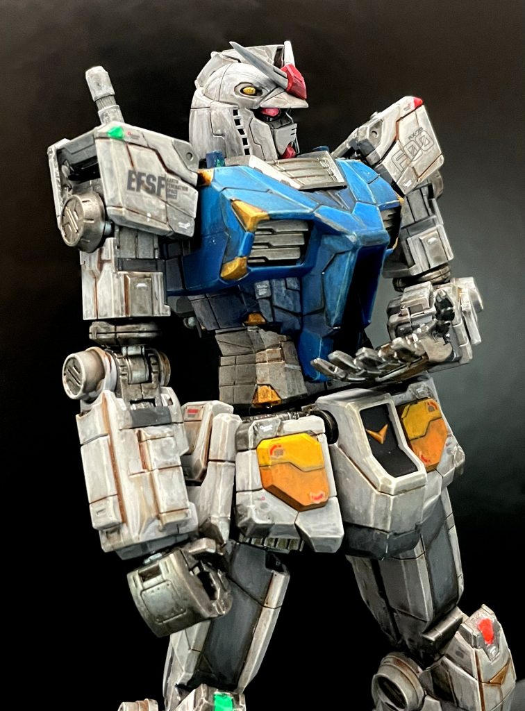 いざ作り始めたら、コレが素晴らしい造形と可動に虜になってしまいました😍オヤジが夢中になるわけだ‼️