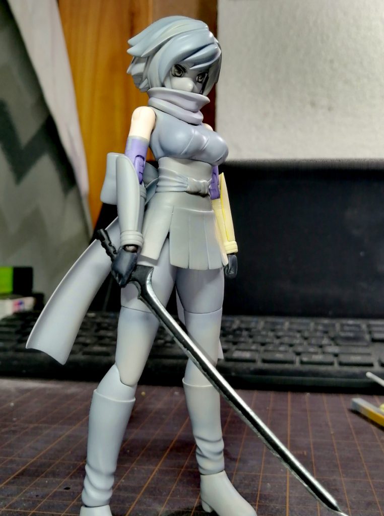 製作途中。以上ダイバーアヤメさんでした。