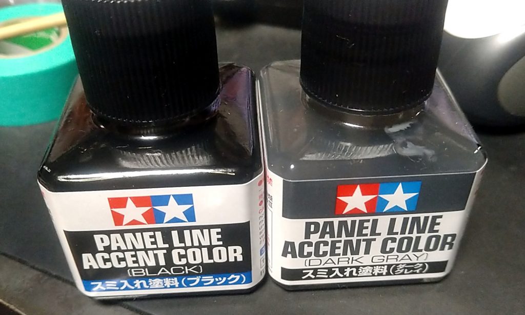 今回のスミ入れはエナメルのブラックとダークグレイでバッチリ(*^^*)