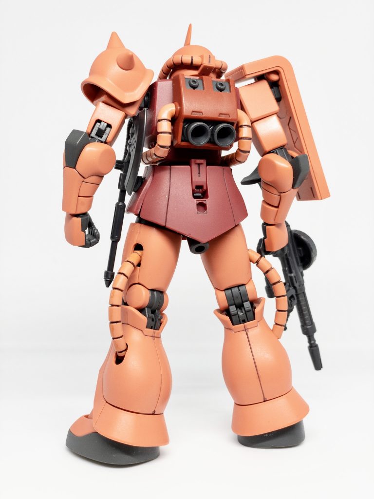 素組み、スミ入れ、トップコートのみの簡単フィニッシュ。