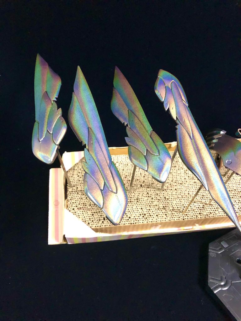 ウイングバインダーにプリズム塗装。