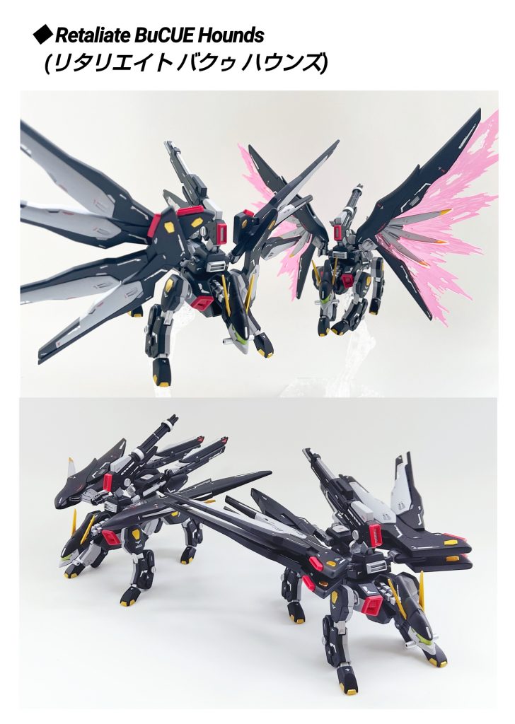 HGBF ストライクフリーダム  リタリエイト フルウィング & リタリエイトバクゥハウンズ–3枚目/制作者：Ririto