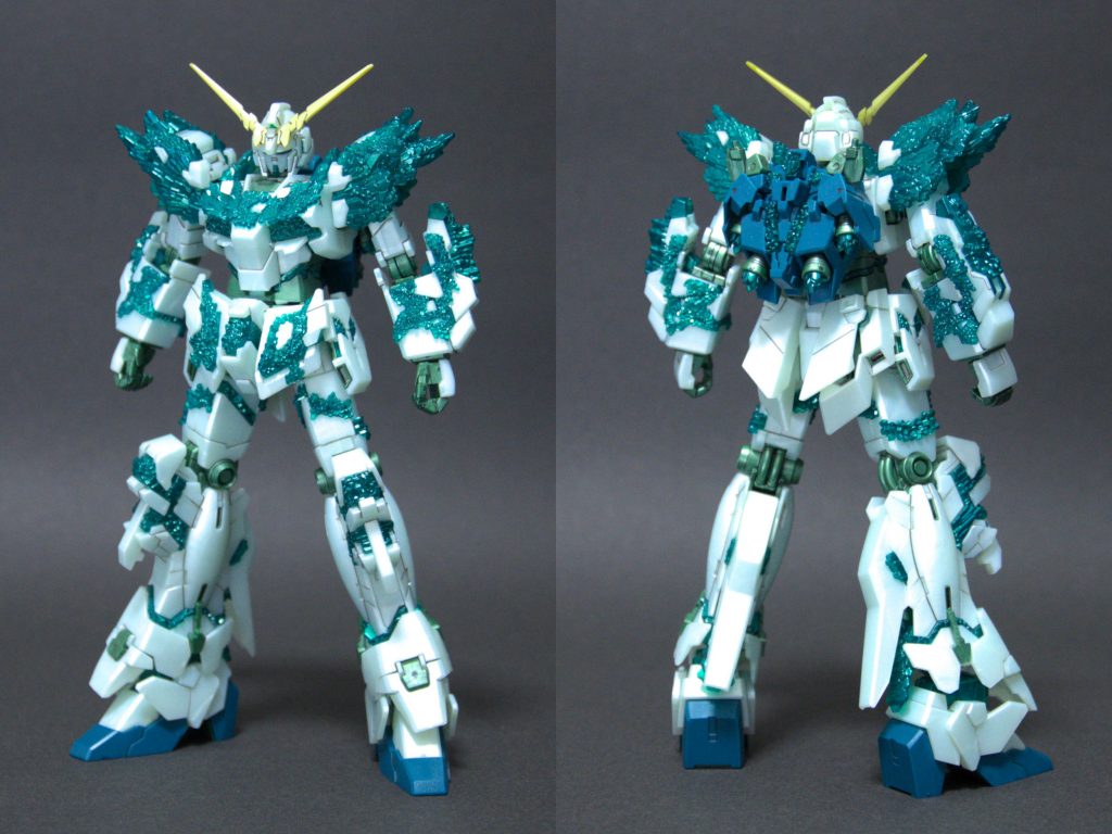 HG ユニコーンガンダム (光の結晶体)–3枚目/制作者：Hase205