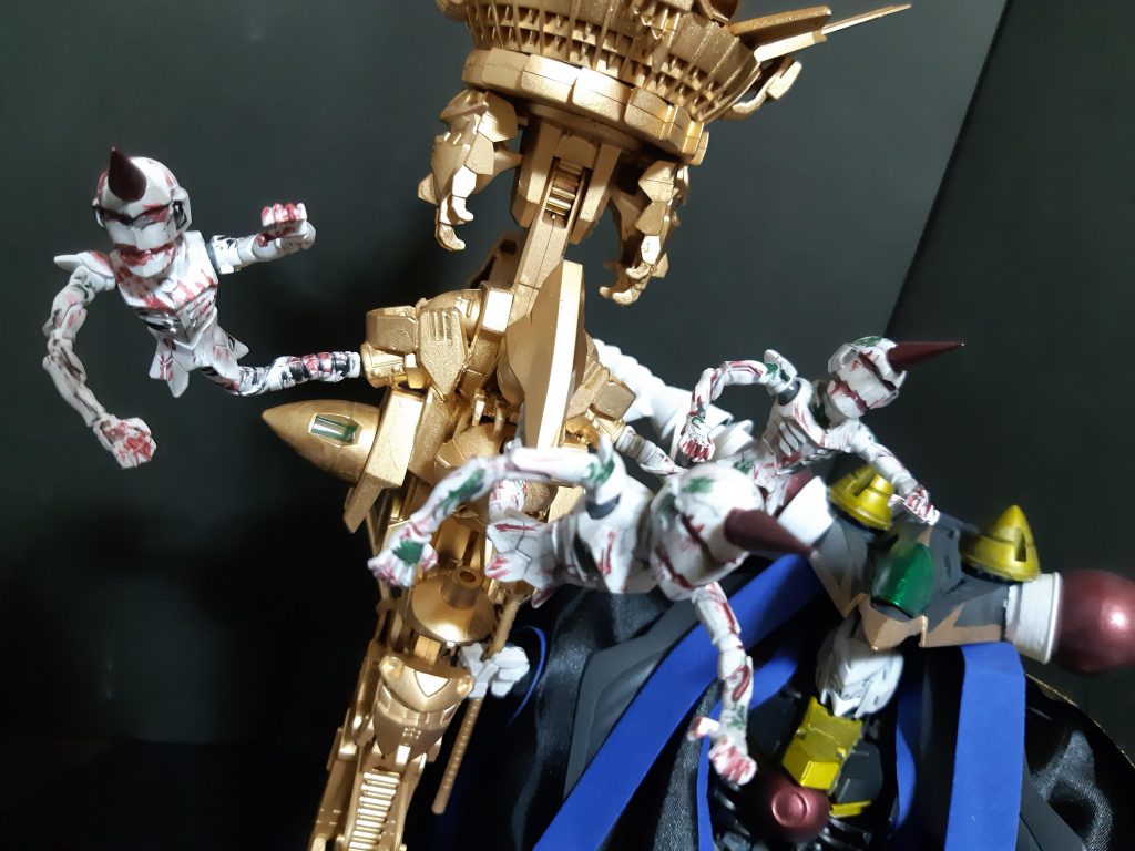 イッカクさんを4ヶ所着けることもできます。