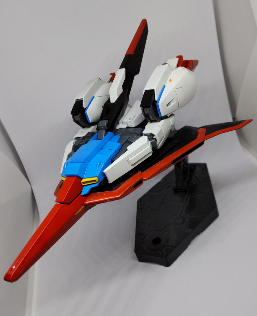 そもそもは背面バインダーの塗り分けが必要(ホイルシールは出来るだけ使いたくない派)だったところからスタートしたのでウェーブライダーもキレイに仕上がってくれて良かったです。