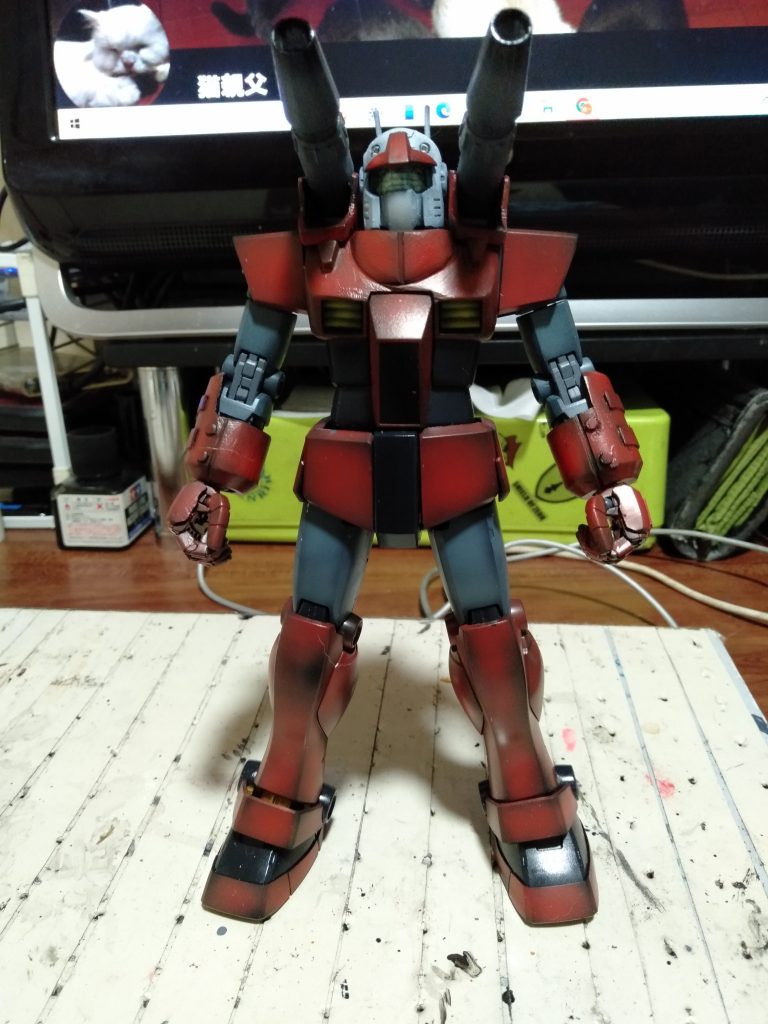 MG　プロトタイプ・ジムキャノン１号機 (ジムVer２．０改造)–3枚目/制作者：猫親父