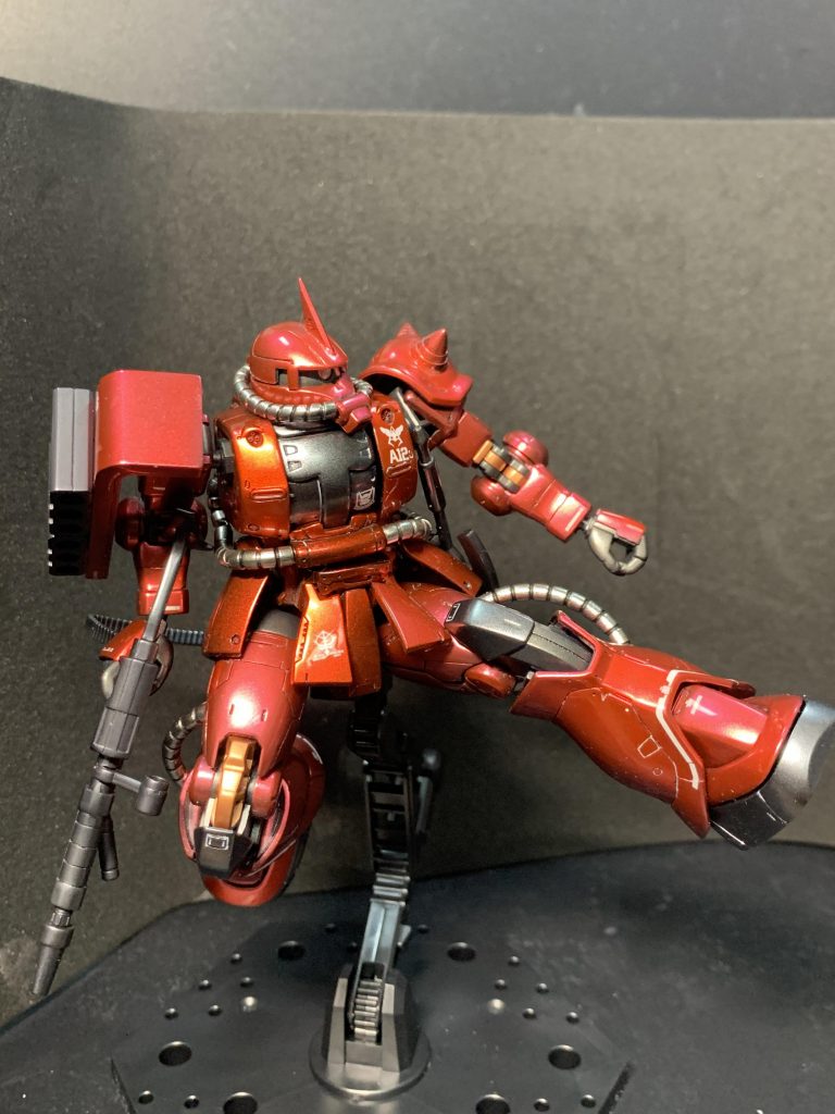 動かすのが下手!圧倒的に下手!とはいえある程度は全体がテカテカしてるので、満足はしています。