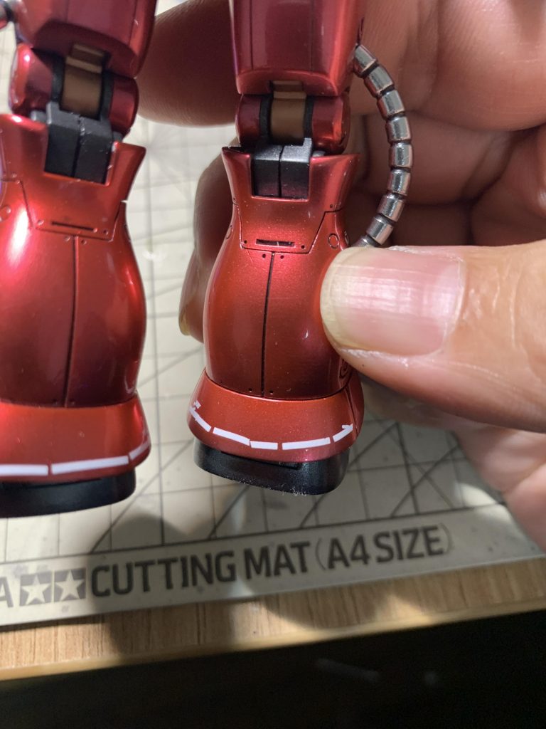 これにかんしては練習しますの一言かな。長いデカールはやはり難しい。