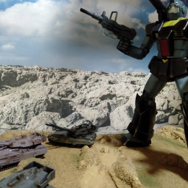 MGジムキャノン　”踊る黒い死神”リド・ウォルフ専用機