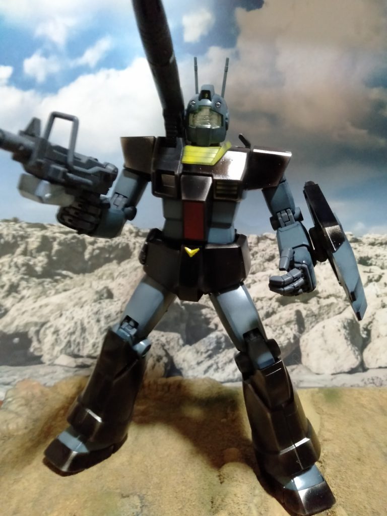 MGジムキャノン ”踊る黒い死神”リド・ウォルフ専用機–3枚目/制作者:猫親父