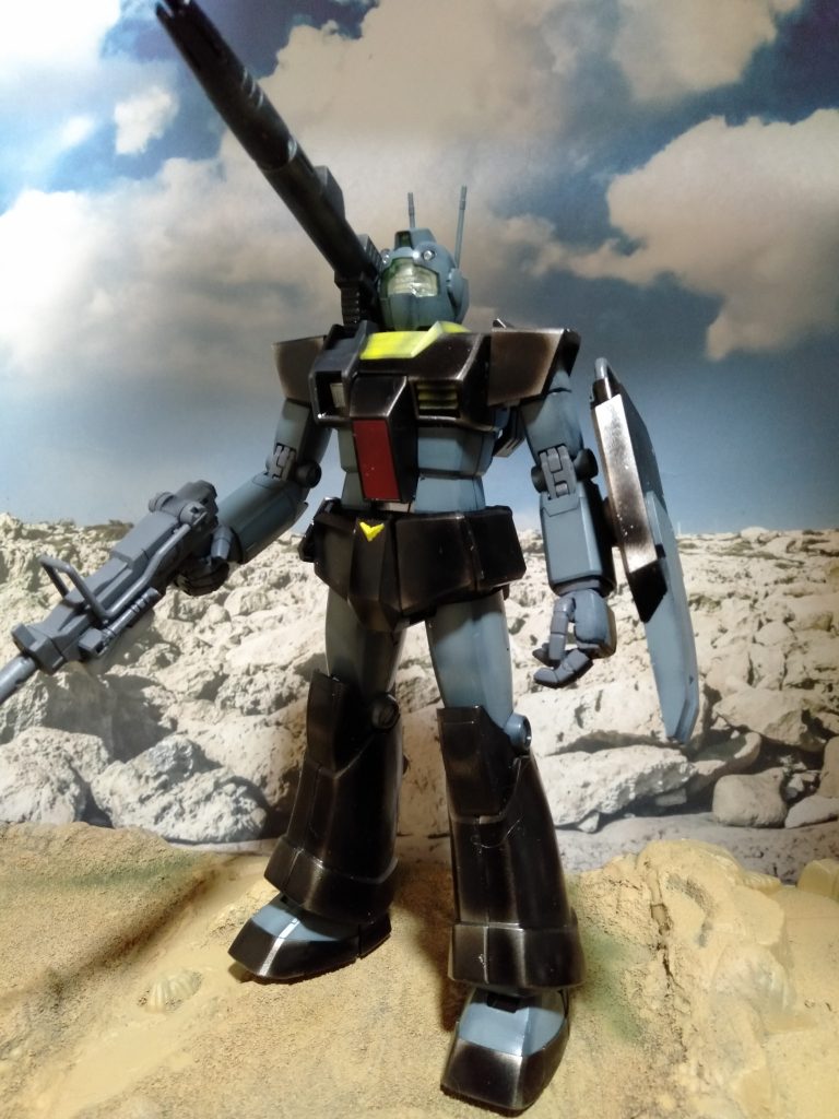MGジムキャノン ”踊る黒い死神”リド・ウォルフ専用機–4枚目/制作者:猫親父