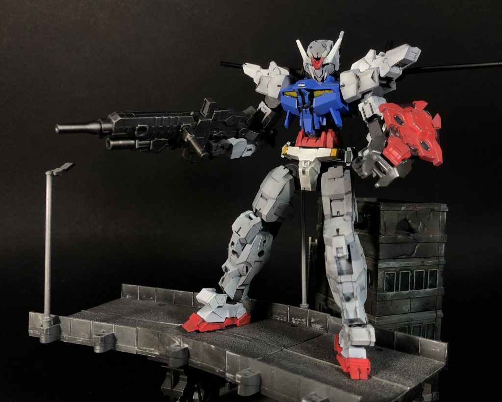 市販の市街地キットに置いてみました。