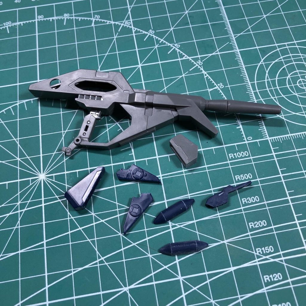 ライフルのあとハメ加工。