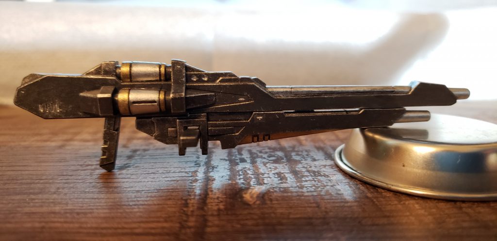 バスターライフルカスタムは微妙に塗り分けました。