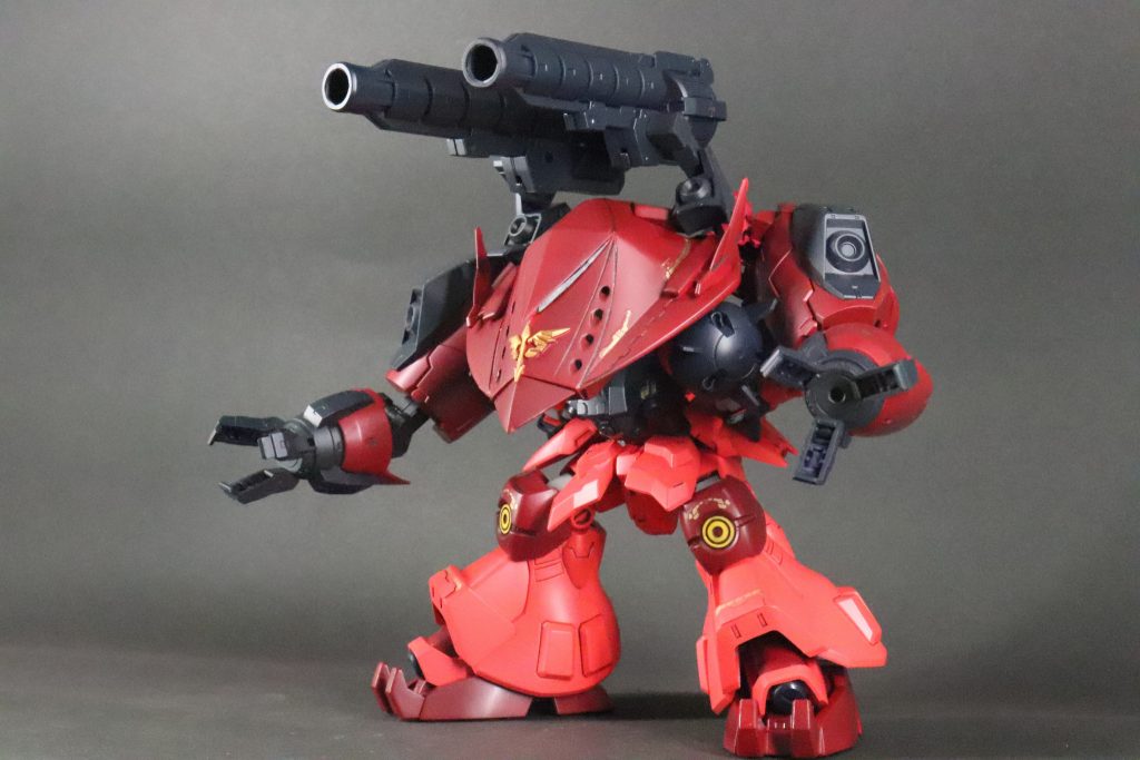 羅刹天の頭部を取り外す事でそのまま合体、MA形態にする事が出来ます。