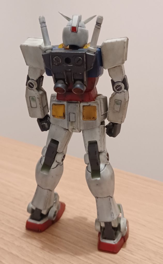 バーニアやらリアカメラやらを部分塗装してみた