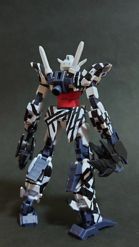 メルクワンガンダム（ダズル迷彩仕様）–3枚目/制作者：high-六