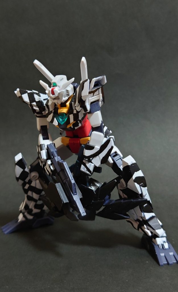 メルクワンガンダム（ダズル迷彩仕様）–4枚目/制作者：high-六