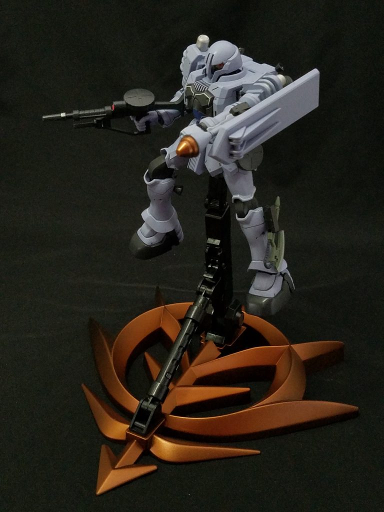 所属サークル内コンペ「カッパー杯」に参加すべく制作(リペイント)した、アクションベース ジオン軍マークVer.。ヅダはこのアクションベースの「付け合わせ」です。