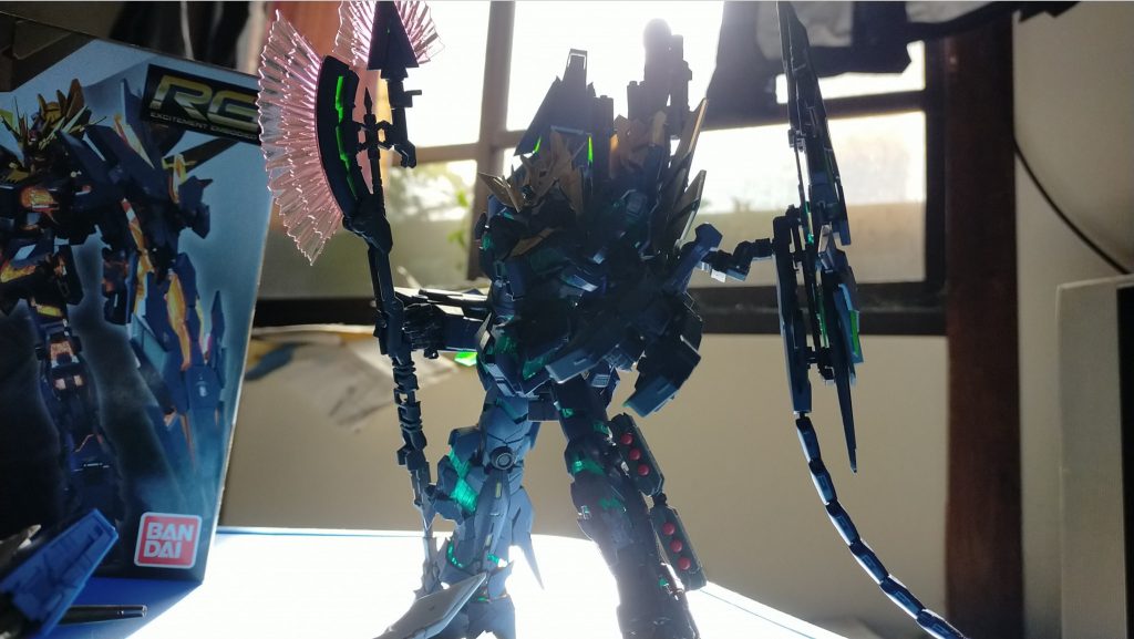 RGユニコーンガンダムバンシィペルフェクシオンアレス–2枚目/制作者：Gumaちゃん