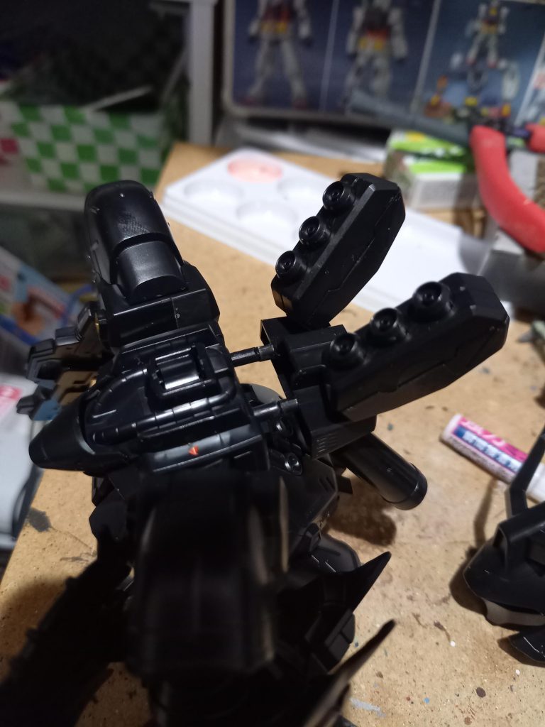 ランナーで接続延長で頭まわりの干渉を軽減