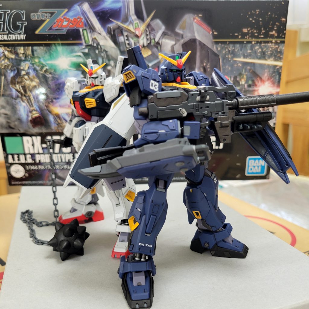 過去作マークIIと一緒にパシャッ。今回はシステムウエポンキットありません。