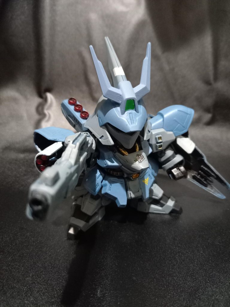 ライフルは瞬間接着で合わせ目消し　強度アップでより強い威力と連射が可能になった模様。