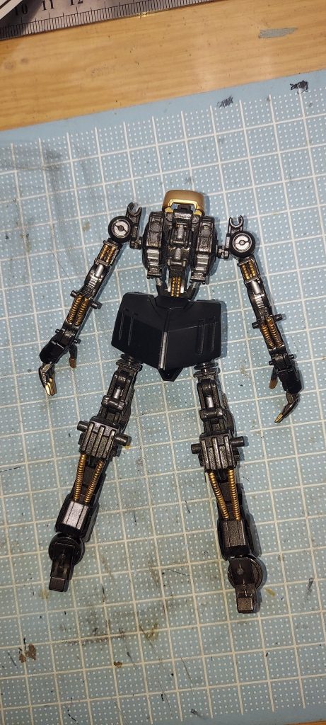 内部フレームも塗ってみました光沢クリアーです