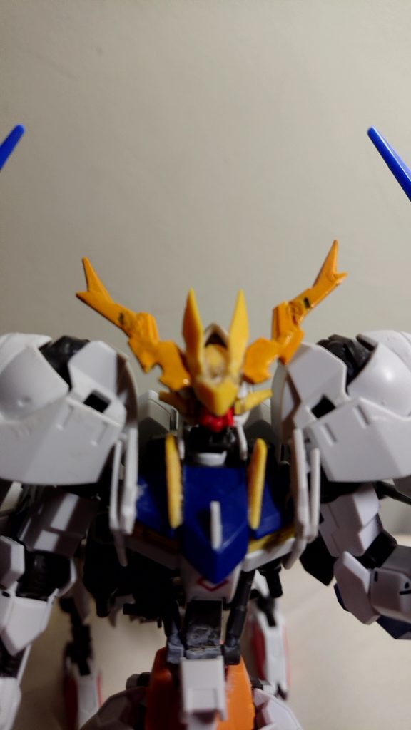 頭部アップ。まぁ、フェイスは角で見えないんですがね。