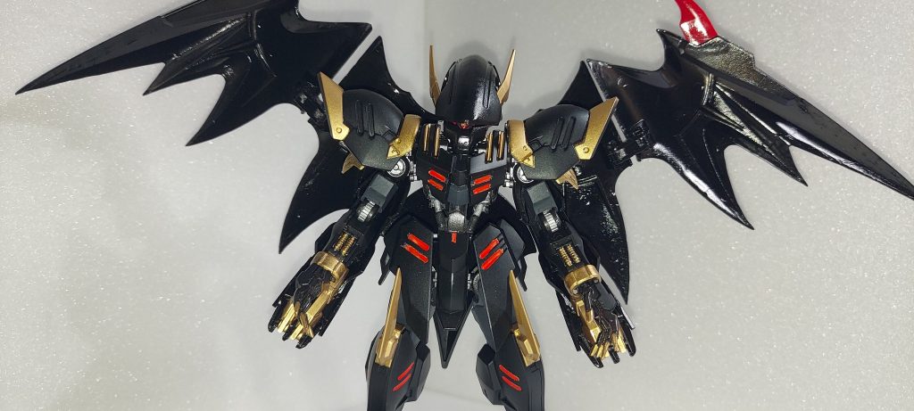 マスクは黒に光沢クリアー