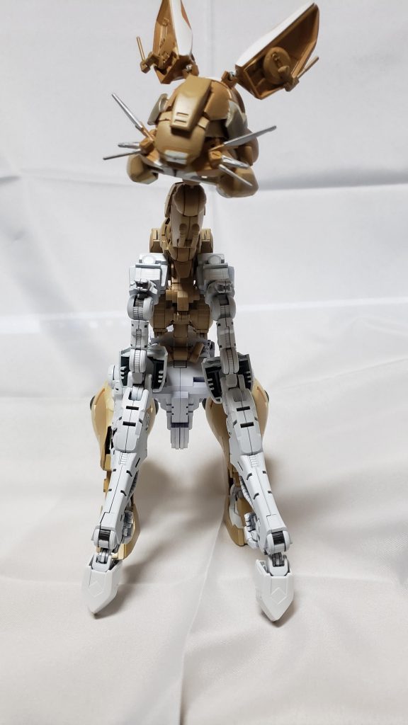 ガンダムフレームの脚部を腕に移植