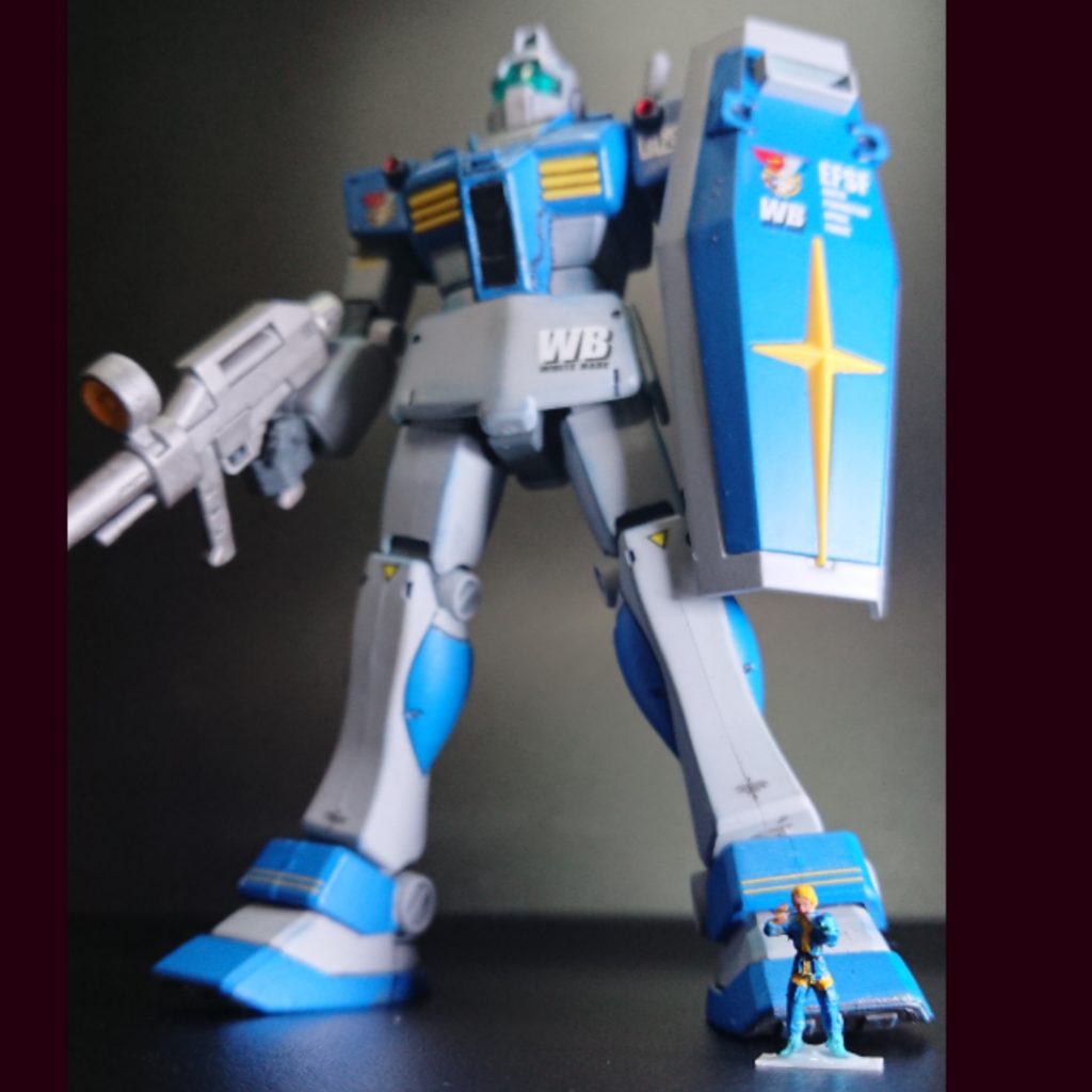 HGUC ジム（スレッガー・ロウ専用機）–2枚目/制作者：beginner_ghina