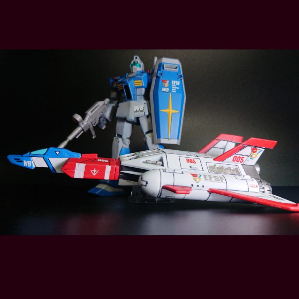 HGUC ジム（スレッガー・ロウ専用機）–3枚目/制作者：beginner_ghina