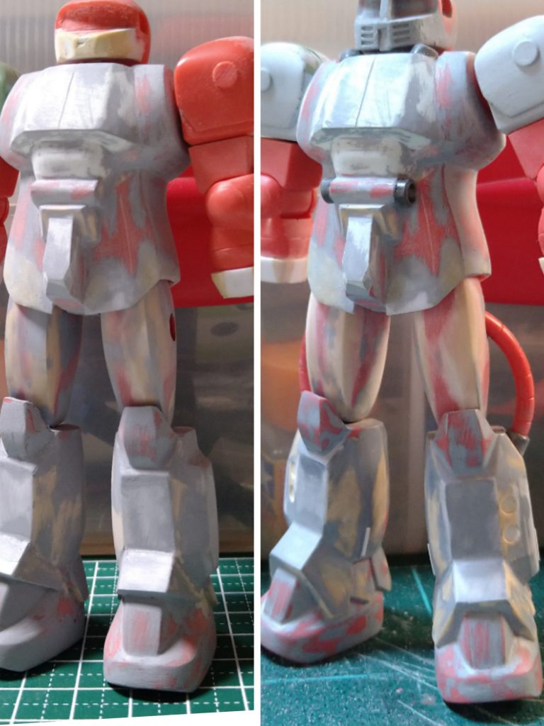 ざっくりと形状変化の過程