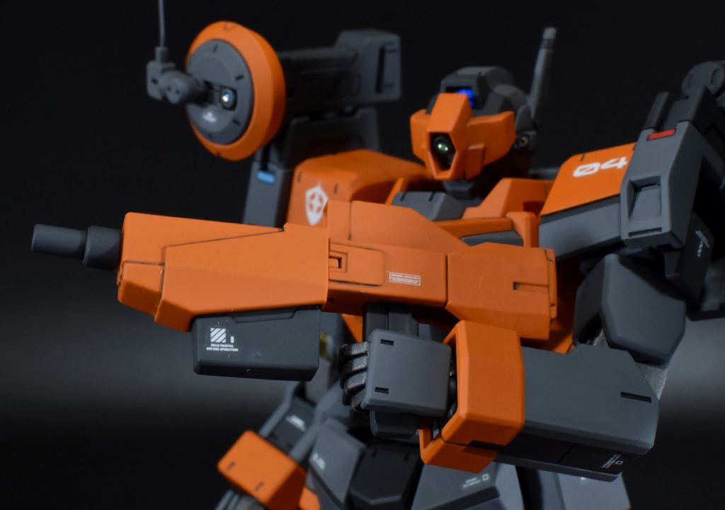 携行用ドッズガンドッズガンの各部を少しカットして携行用としてみました。脚部にマウントできるようにしています。