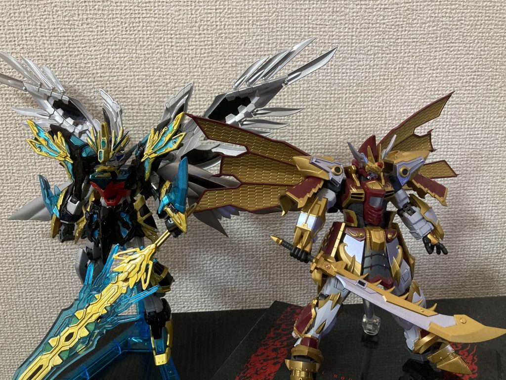 METAL ROBOT魂 曹操ガンダムとそろい踏み!この並びがしたかった…。大満足です。