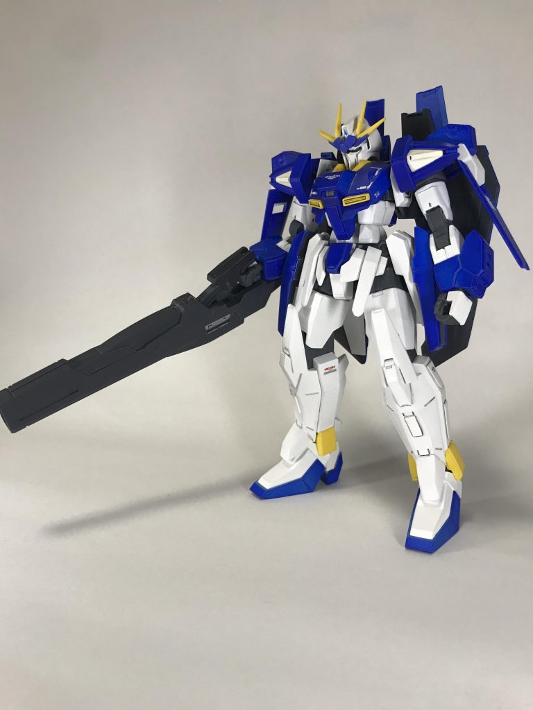 主要武装はAGE3-ノーマルのシグマシスライフルをそのまま塗装して使ってます!