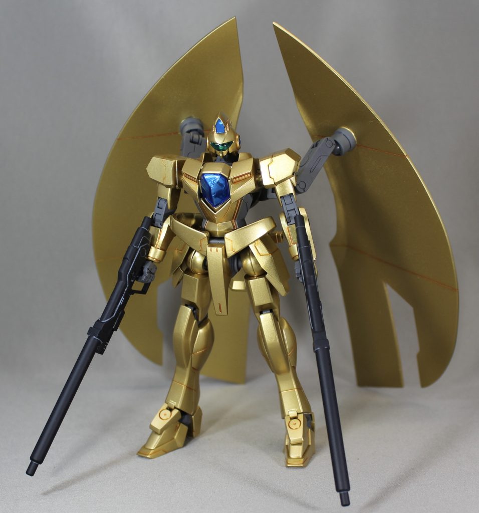 正面から。ぱっと見完璧にアルヴァアロンになっていると思います。ゴーグルは透明プラ板をヒートプレスで形状出ししました